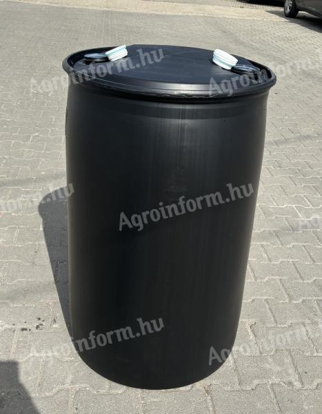 220 litre, special Ex, black, cleaned plastic drums for sale