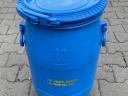 30 litre plastic barrel with removable lid and plastic strap for sale