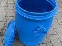 30 litre plastic barrel with removable lid and plastic strap for sale