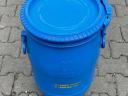 30 litre plastic barrel with removable lid and plastic strap for sale