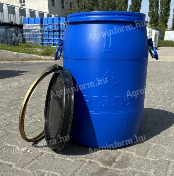 50 litre plastic food barrel with removable roof for sale