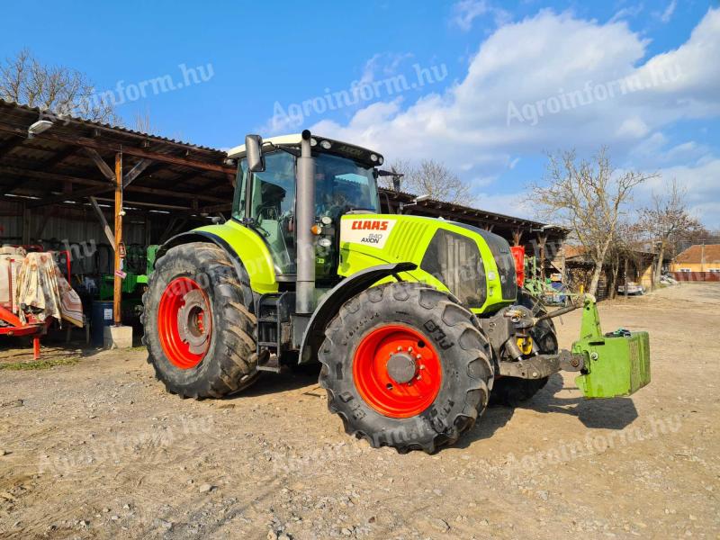 Claas Axion 840 Cis MAGÁNSZEMÉLY!!!VÉGIG VEZETETT SZERVÍZKÖNYV!!!!KÖLTSÉGMENTES ÁLLAPOT!!!