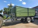 Fliegl TDK 255 tandem, three side tipper trailer