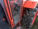 Kubota MU 4501 4x4 tractor with front loader and bale spike, with heated cab