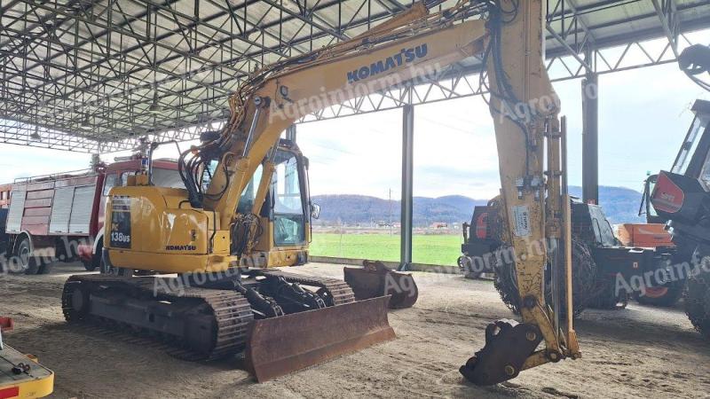 Komatsu PC 138US-8 tracked excavator