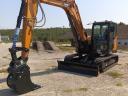 SANY SY80U rubber-spring excavator