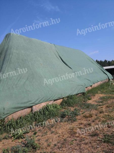 Dry alfalfa bale