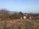 Land clearing, stalk crushing, mulching with forestry crusher