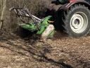 Land clearing, stalk crushing, mulching with forestry crusher