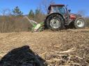 Land clearing, stalk crushing, mulching with forestry crusher