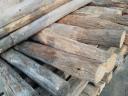 Short wooden poles