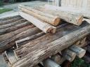 Short wooden poles