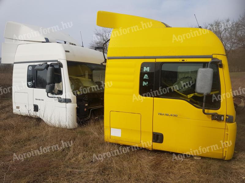 MAN TGA cabs dismantled parts for sale