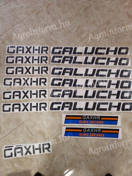 Galucho GAXHR X V set de autocolante din fabrică pentru discuri