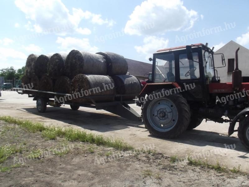 Factory field baler trailer for sale: 8,2 m * 2,5 m