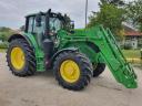 John Deere 6155M TLS + suspended cab + automatic steering preparation + JD 643 front loader