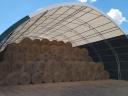 Storage tent, hall for crops, fodder, straw