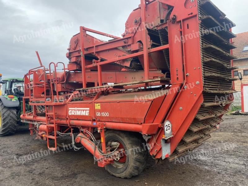 GRIMME GB 1500, 2-REDNI POBIRALEC KORENJA, KOMBAJN