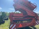 GRIMME GZ 1700, zweireihiger Kartoffelvollernter, verladen auf einen Kartoffel-Pickup-Anhänger