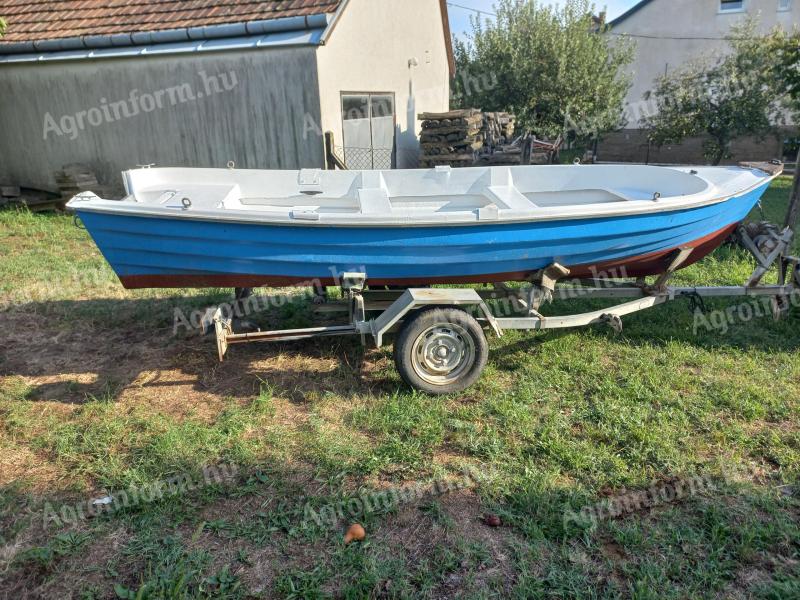 JULA type fishing boat with trailer for sale