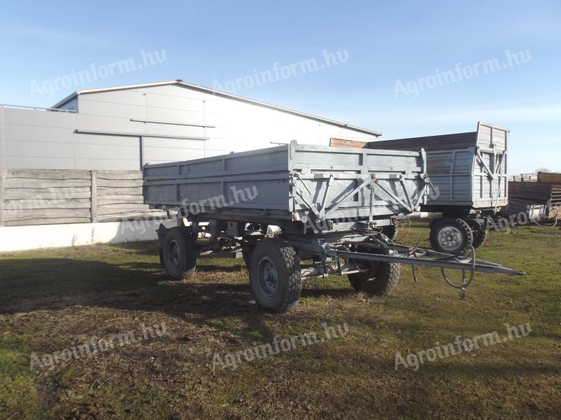 For sale HW 60.11 tipper trailer with new tyres, good platform and good sides