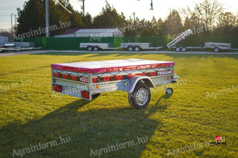 New Trigano P233 trailer + flatbed + registration plate, only 495.000 Ft