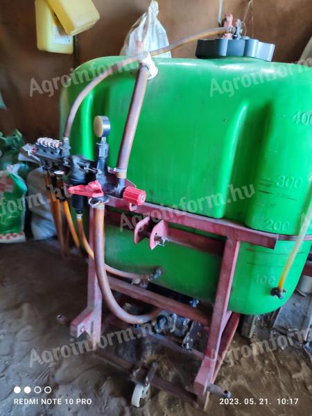 400 l chemical tank with 10 M frame