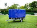 New Trigano D250 trailer with tarpaulin, with license plate 718.000 Ft