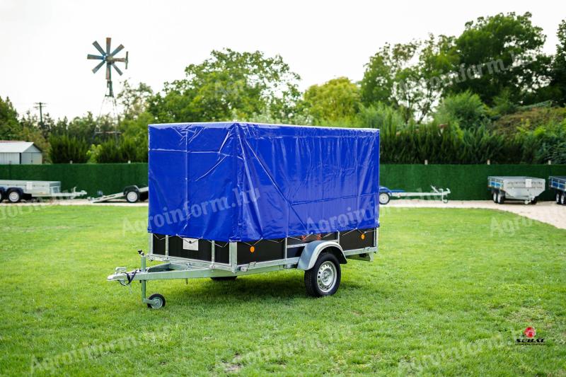 New Trigano D250 trailer with tarpaulin, with license plate 718.000 Ft