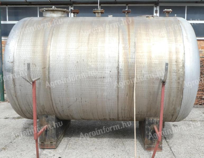 Rainwater tank, stainless, 12 m³