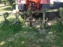 EQUIPMENT FOR SALE: plough, seed drill, fertilizer spreader, trailer, cultivator