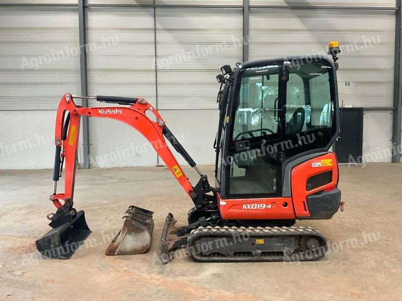 Kubota KX019-4 / 2017 / 1100 hours / hammer circle / Leasing from 20%