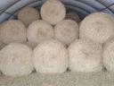 Baled straw