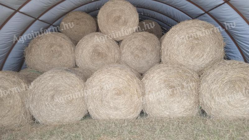 Baled straw