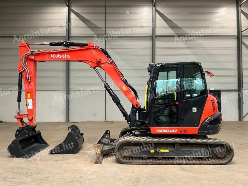 Kubota KX080-4 / 2022 / 750 godzin / Klimatyzacja / Leasing od 20%