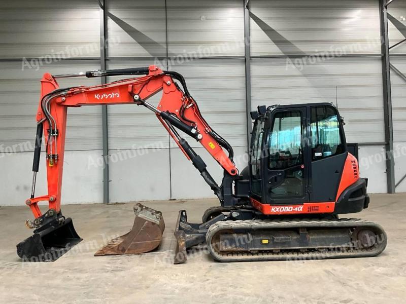 Kubota KX080-4 / 2019 / 3300 ur / Klimatska naprava / Leasing od 20%