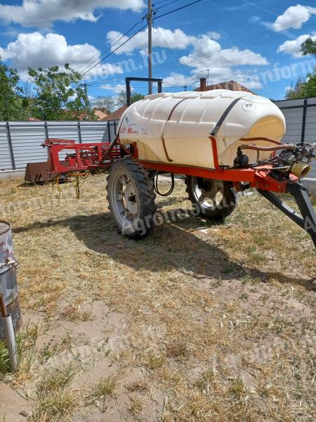 Technical testing Wirax 2000 field sprayer chemical sprayer