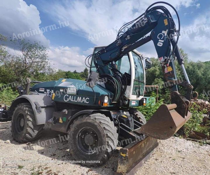 Gallmac (Mecalac) TG10 rubber wheel excavator