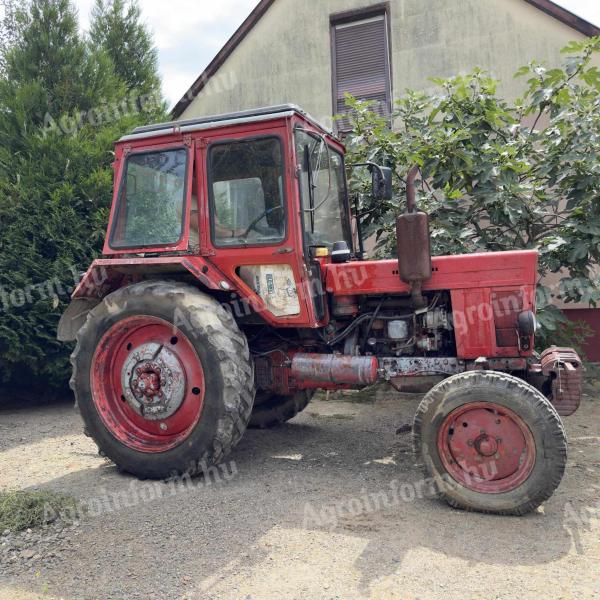 FOR SALE MTZ Belarus 80 + trailer + scythe + stalk crusher + disc + chemical mixer + seed drill + plough + STD