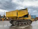 Komatsu CD110R-1 dump truck with rubber chain