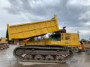 Komatsu CD110R-1 dump truck with rubber chain