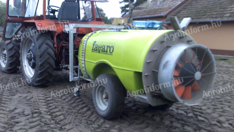 Favaro 1600-Liter-Axialgebläsesprühgerät mit NEUER 50-bar-Pumpe vom Typ AR 1064