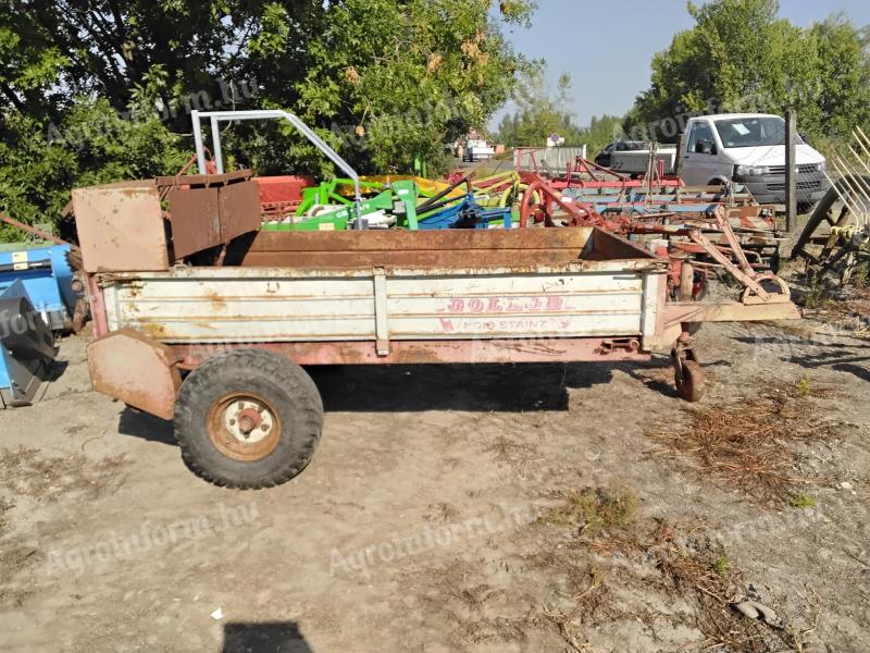 Gollob 2 tonne and Kirchner 3.8 tonne fertiliser spreader