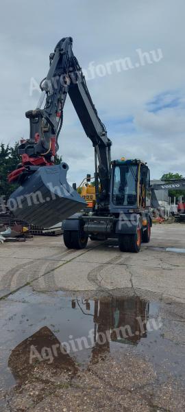 Volvo EW160C rotačné rýpadlo tiltrotator