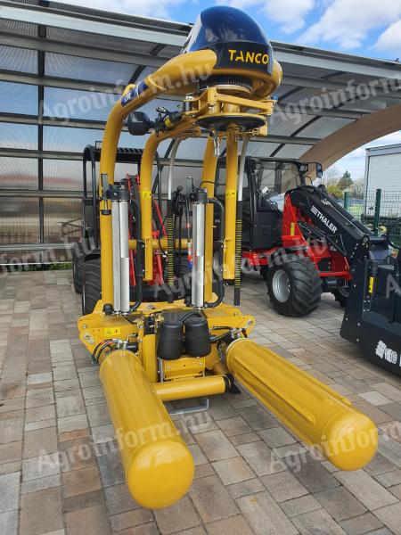 TANCO S200 bale wrapper for loader, tractor front loader, telescopic loader, three-point