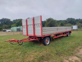 Panav 10 tonnás laprugós pótkocsi eladó