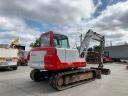 Excavator Takeuchi TB 070 cu vârfuri de cauciuc