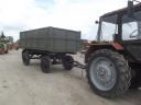 For sale MBP 6.5 t tipper trailer with trailer lift, red registration plate