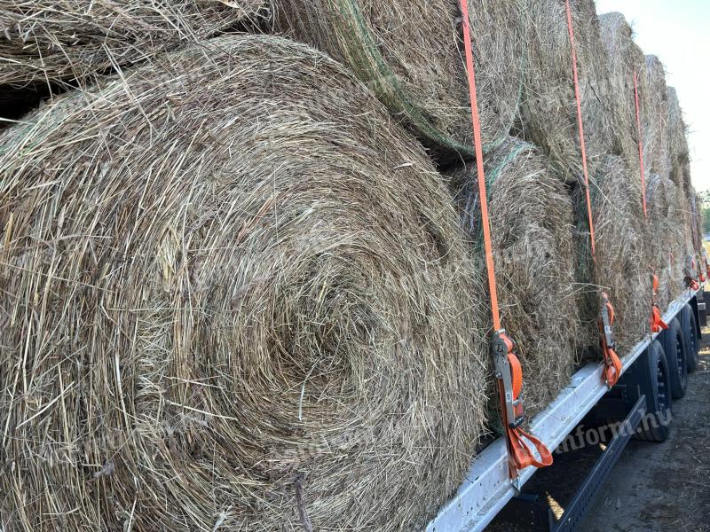 Grass hay bale several pieces