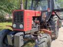 Tractor MTZ 82, remorcă MBP 6,5 cu platformă laterală